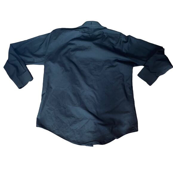 Chaplin Vintage Black Abstract Painted Long Sleeve Button Up Shirt Size Large - Picture 2 of 8